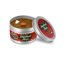 Load image into Gallery viewer, The Grand Gingerbread House  - Wood Wick Candle
